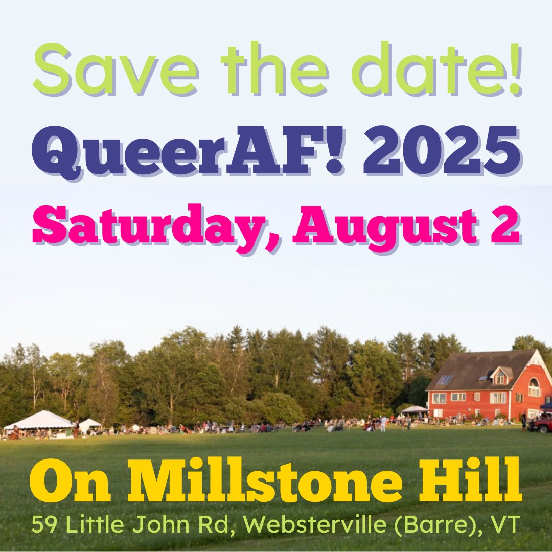 Queer Arts Festival Vermont 2025